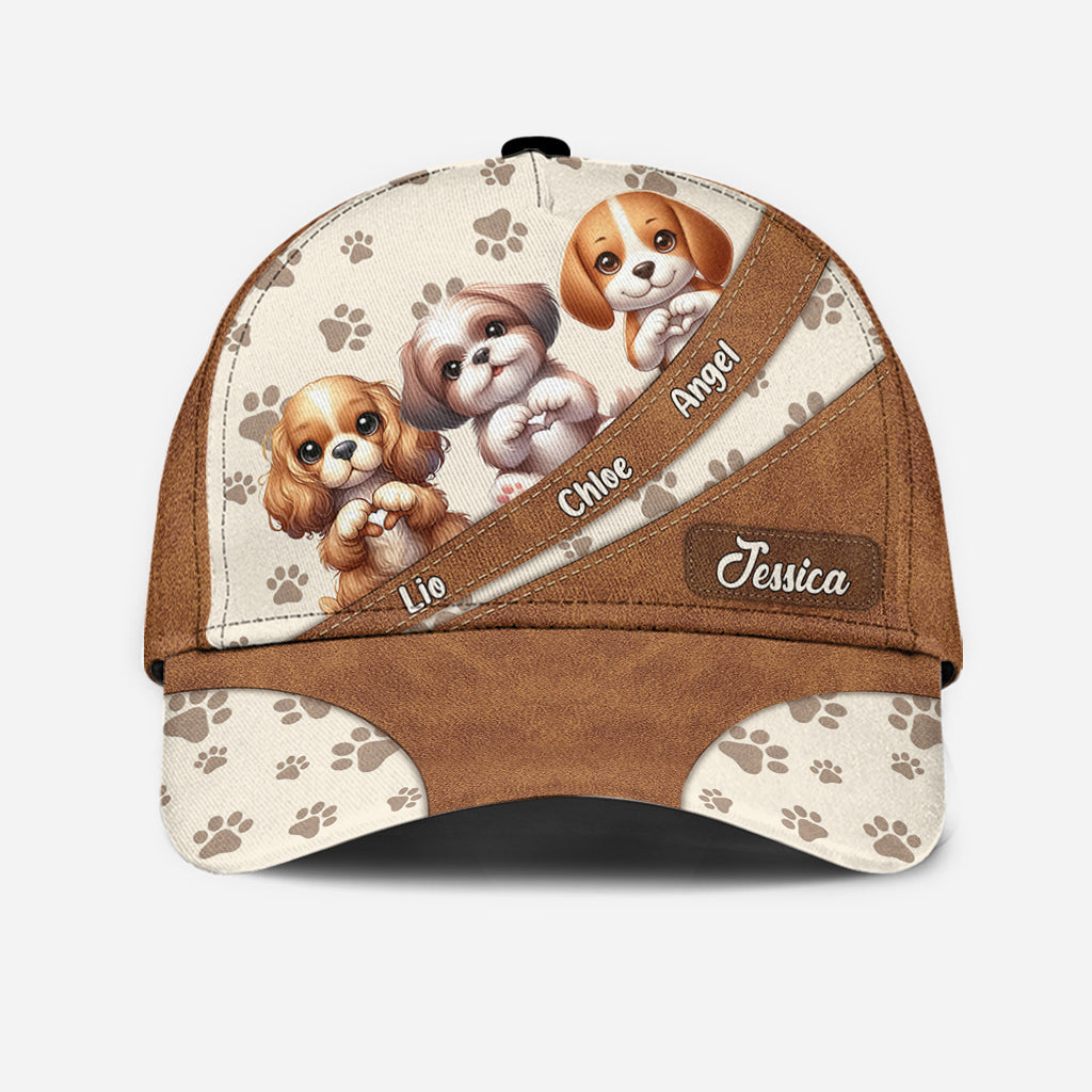 Cute Lovely Dogs - Personalized Dog Classic Cap