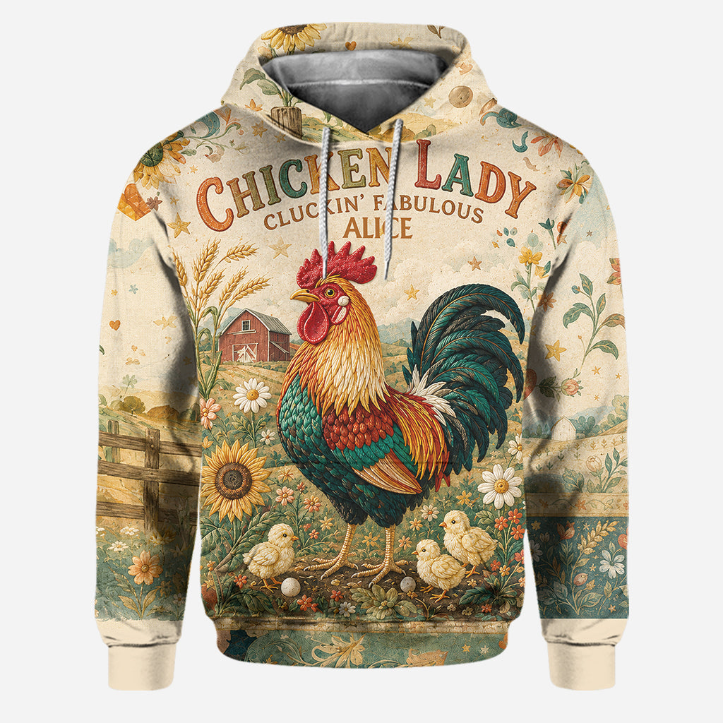 Cluckin' Fabulous - Personalized Chicken Hoodie and Leggings