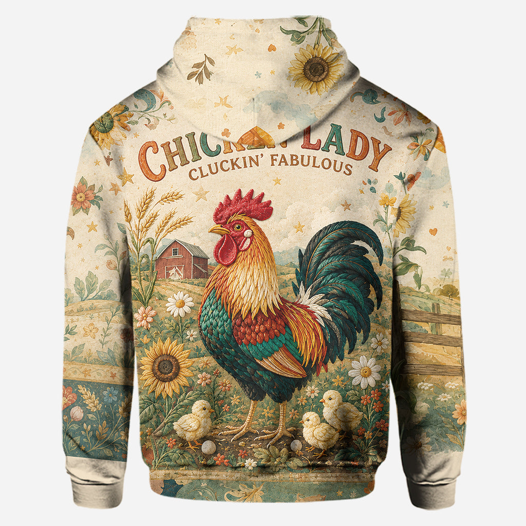 Cluckin' Fabulous - Personalized Chicken Hoodie and Leggings