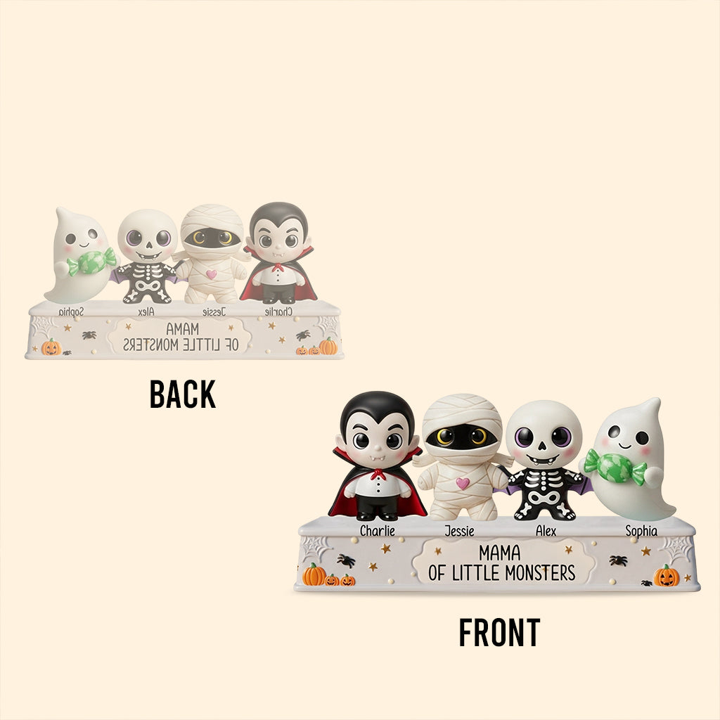 Little Monsters - Personalized Grandma Custom Shaped Acrylic Plaque