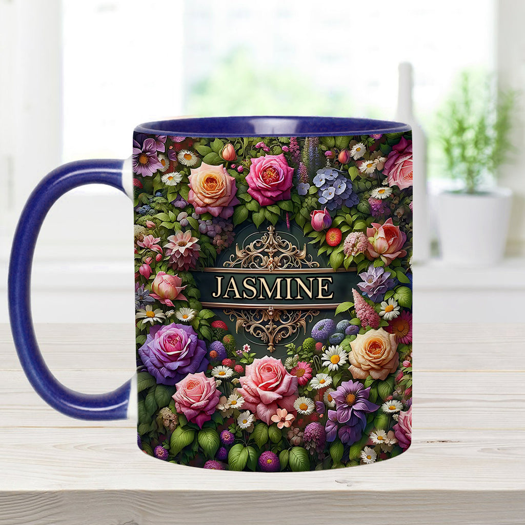 Welcome To My Garden - Personalized Gardening Accent Mug