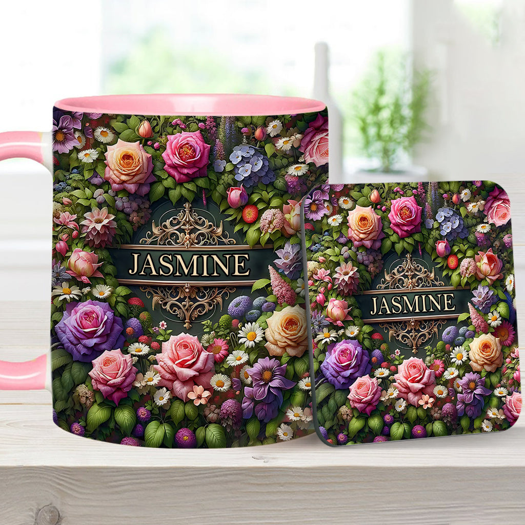 Welcome To My Garden - Personalized Gardening Accent Mug