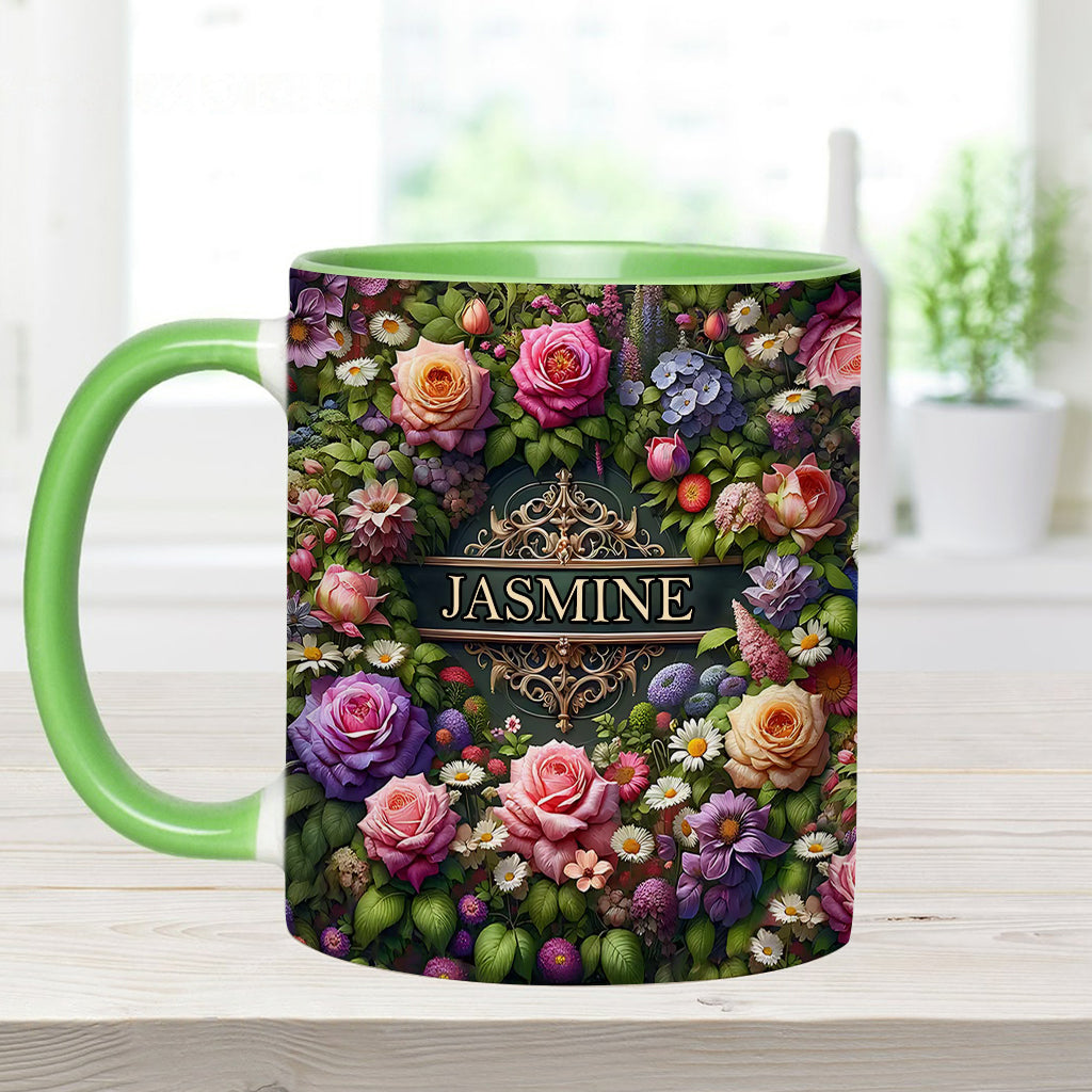 Welcome To My Garden - Personalized Gardening Accent Mug