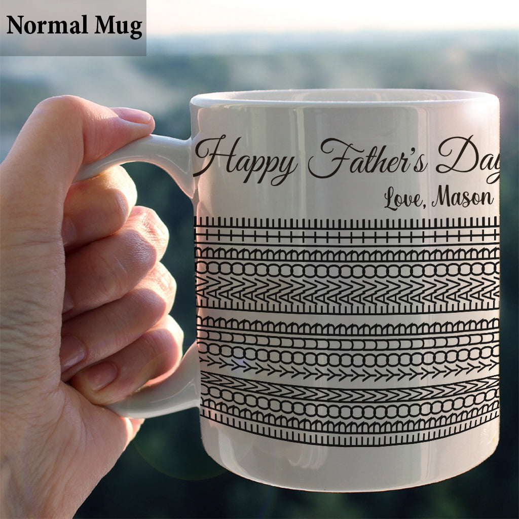 Best Dad Ever - Personalized Father Mug