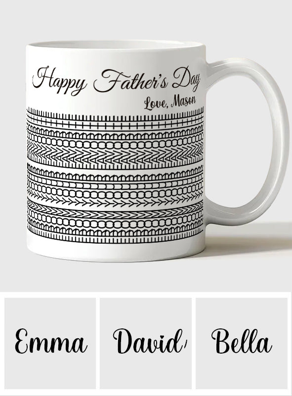 Best Dad Ever - Personalized Father Mug