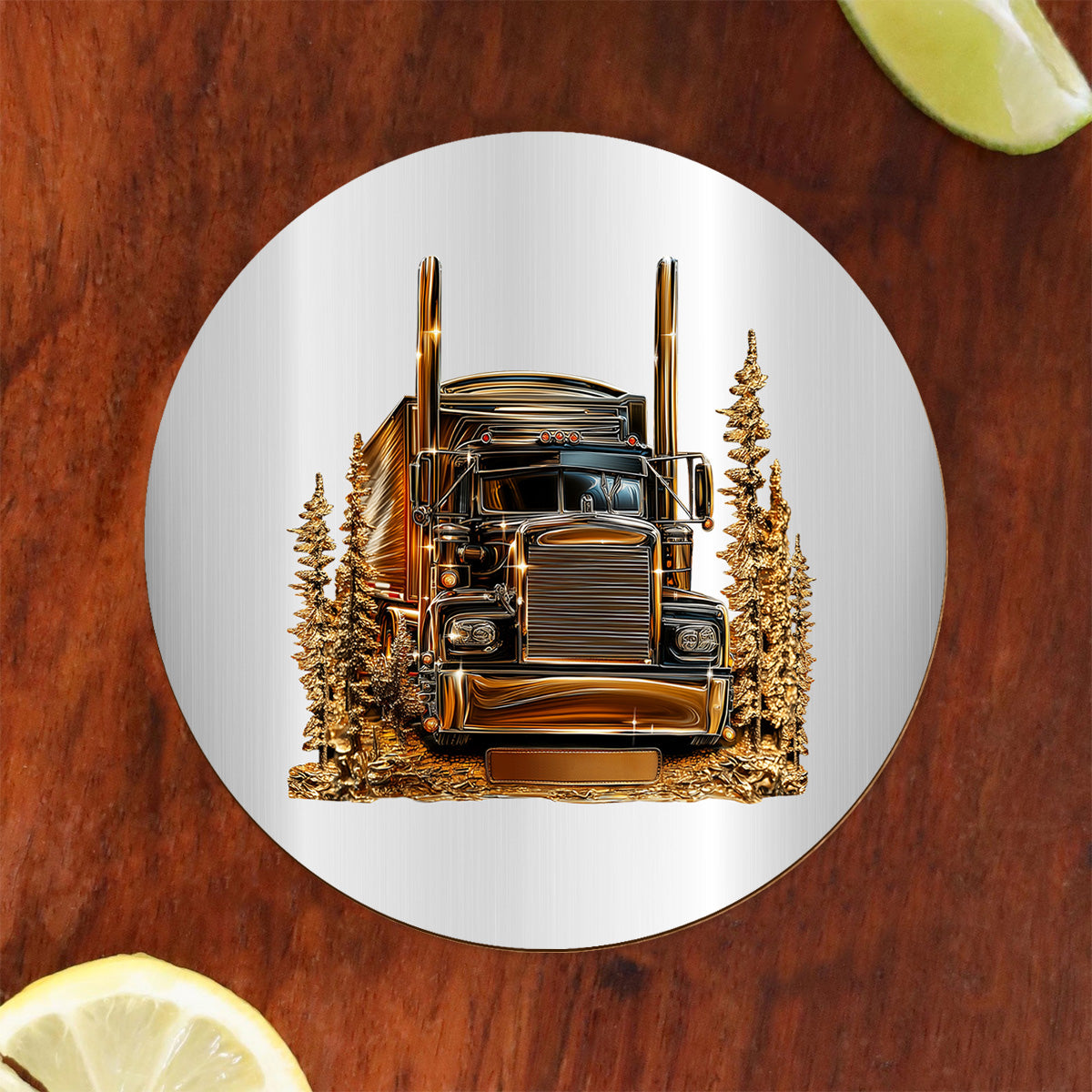 Best Truck Driver - Personalized Trucker Whiskey Glass