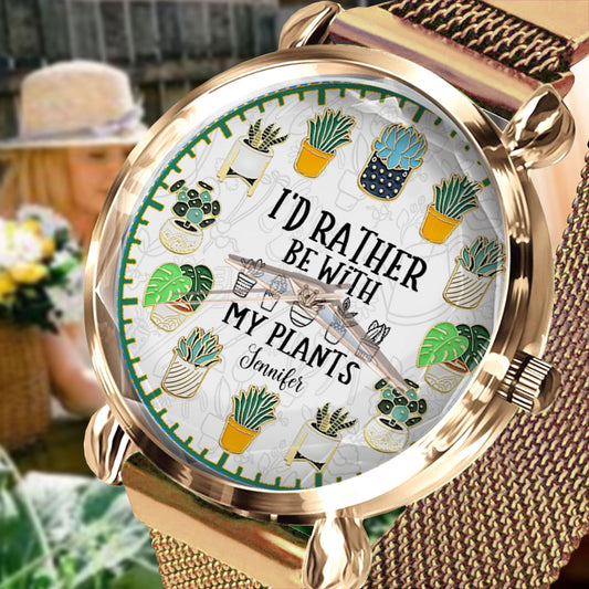 Yes I Do Need All These Plants - Personalized Gardening Women Hand Watch