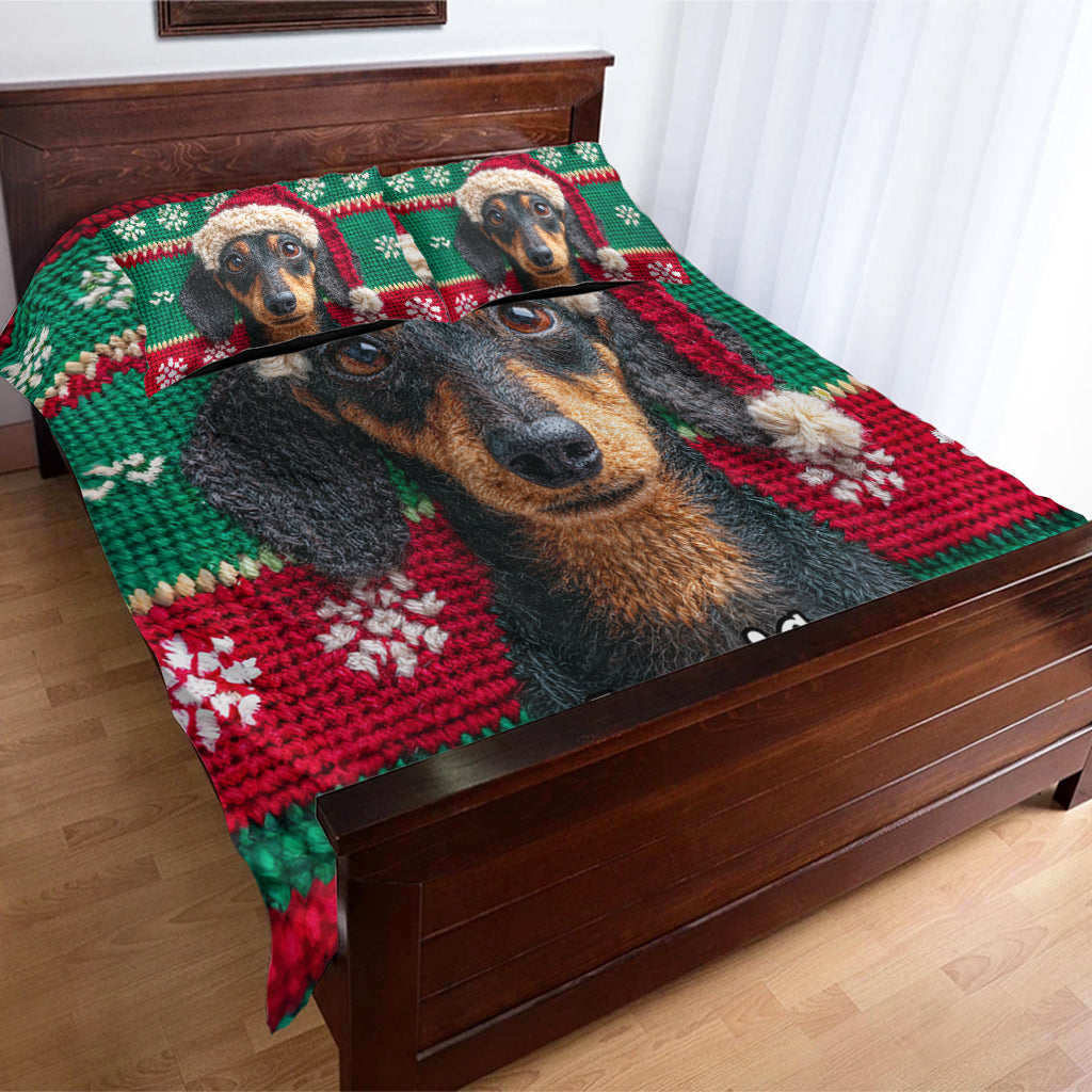 Christmas Season - Personalized Dog Bedding Set