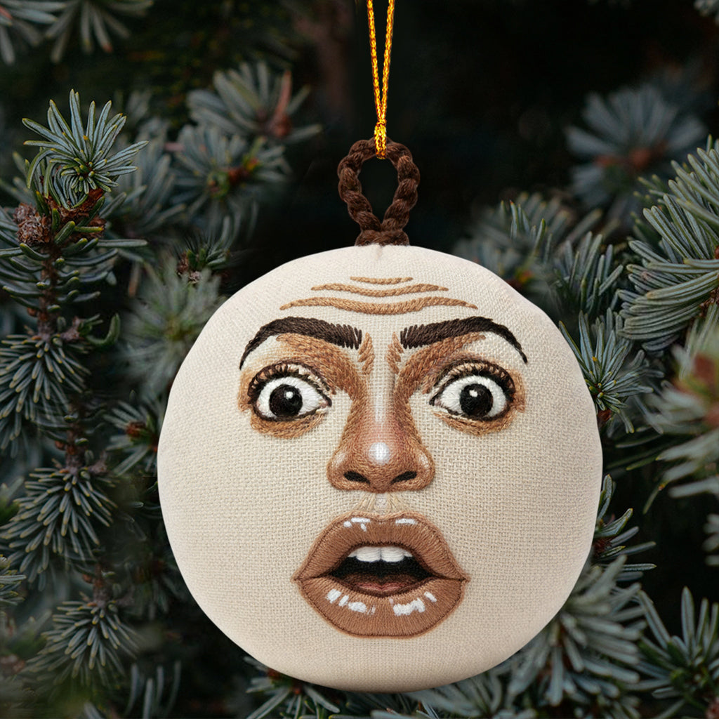 Whimsical Face - Personalized Ornament