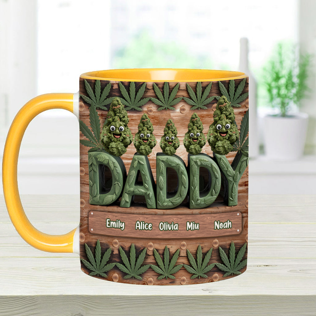 Best Dope Dad - Personalized Father Accent Mug