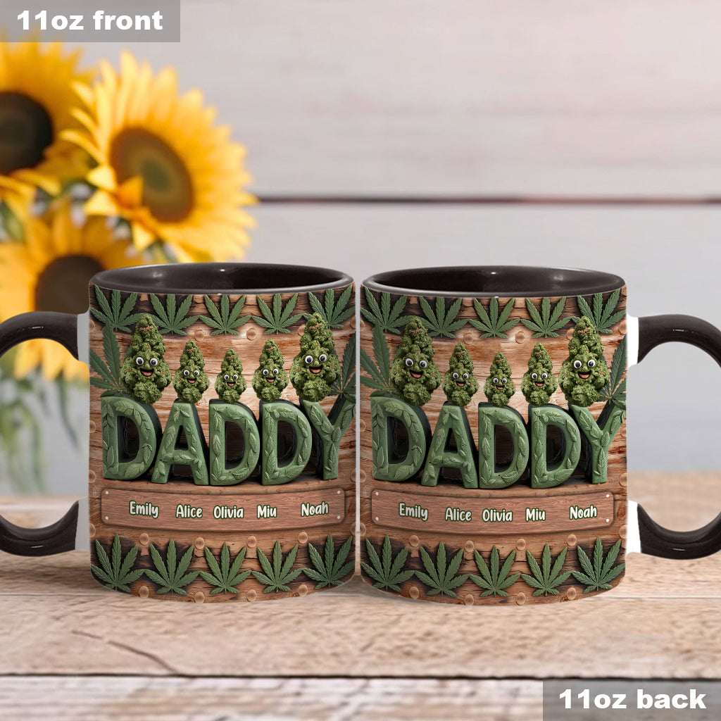 Best Dope Dad - Personalized Father Accent Mug
