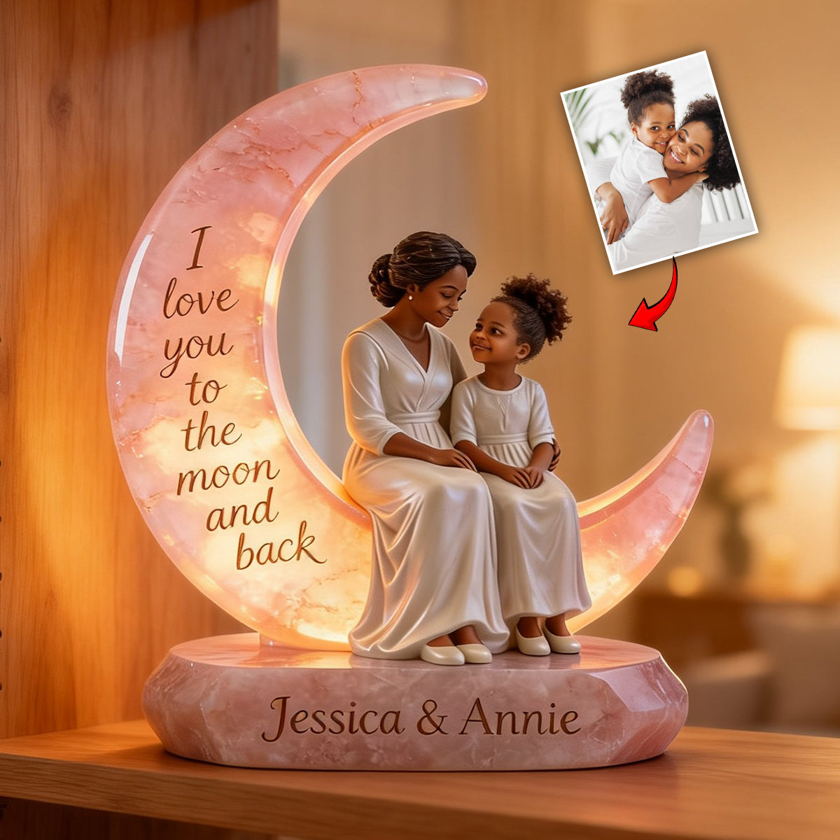 Custom From Any Photo - Personalized Mother Custom Shaped Acrylic Plaque