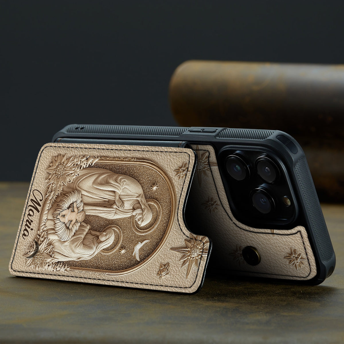 The Holy Family - Personalized Christian Fully Printed Wallet Phone Case