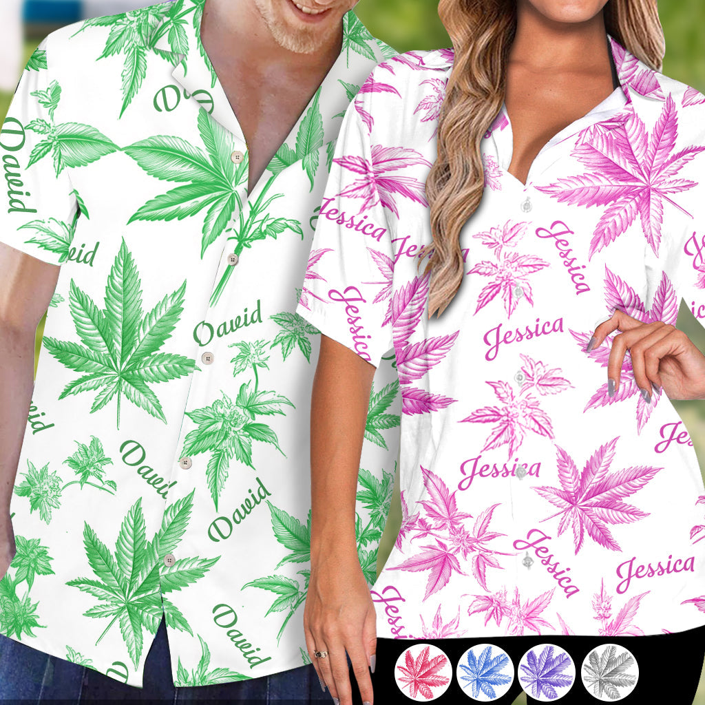 Get High - Personalized Weed Hawaiian Shirt