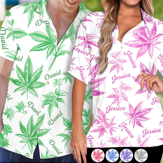 Get High - Personalized Weed Hawaiian Shirt