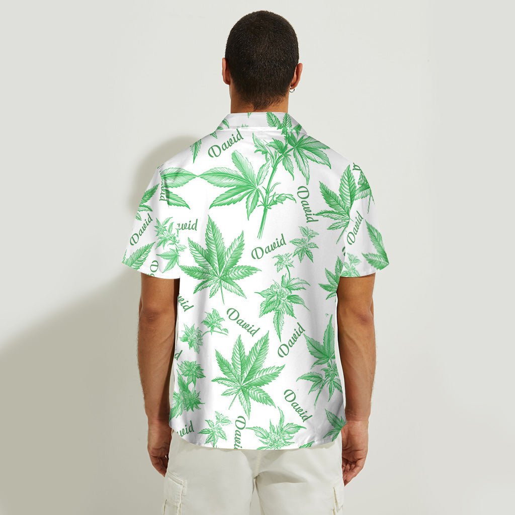 Get High - Personalized Weed Hawaiian Shirt