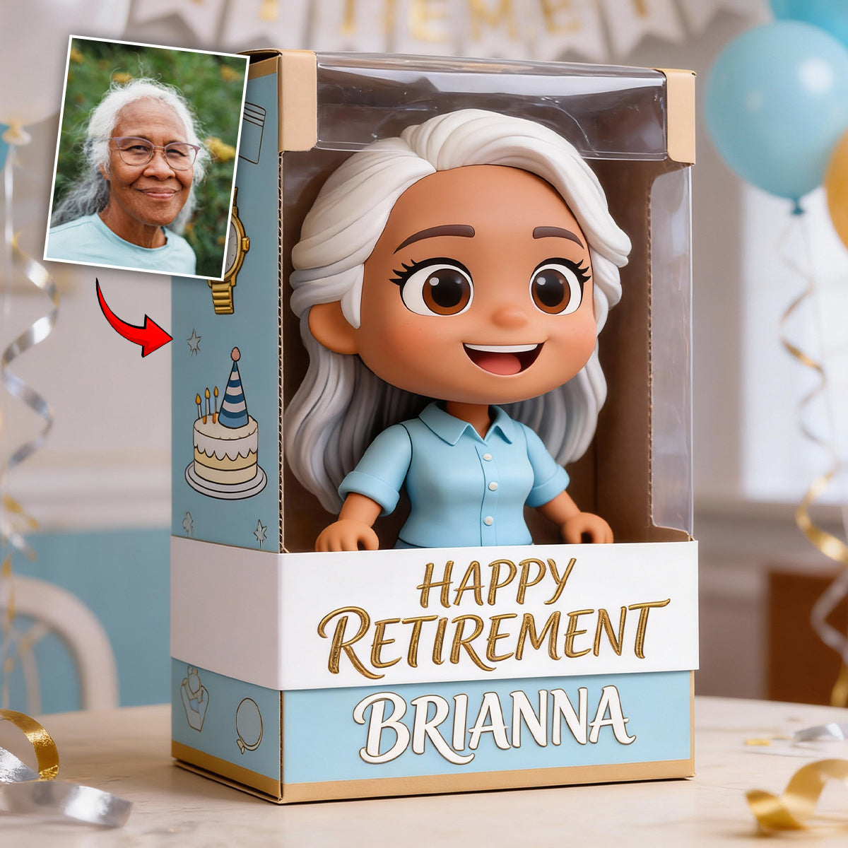 Happy Retirement - Personalized Retired Custom Shaped Acrylic Plaque