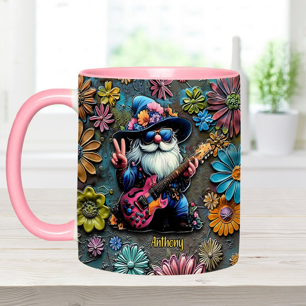 Hippie Gnome - Personalized Hippie Accent Mug