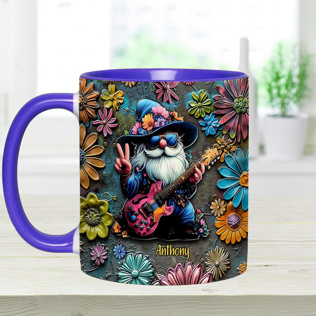Hippie Gnome - Personalized Hippie Accent Mug