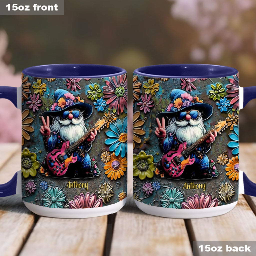 Hippie Gnome - Personalized Hippie Accent Mug