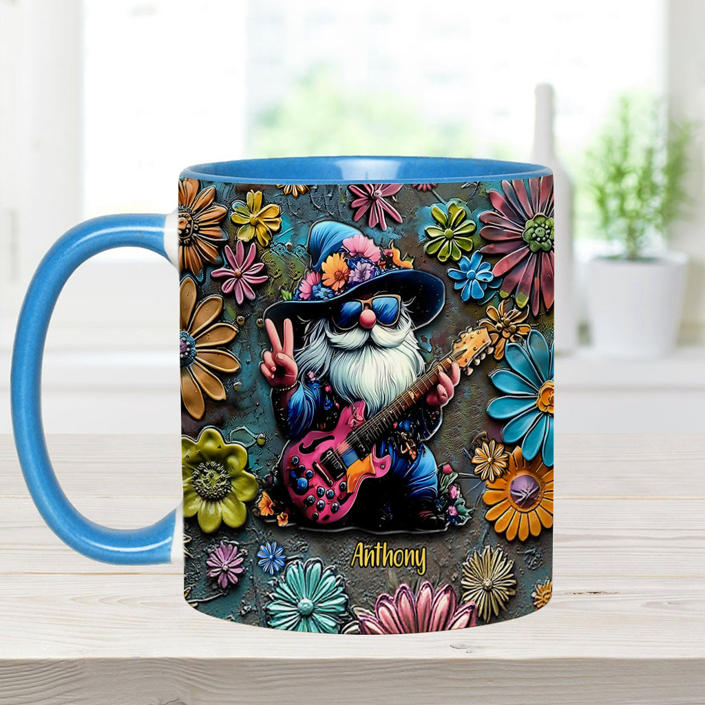 Hippie Gnome - Personalized Hippie Accent Mug