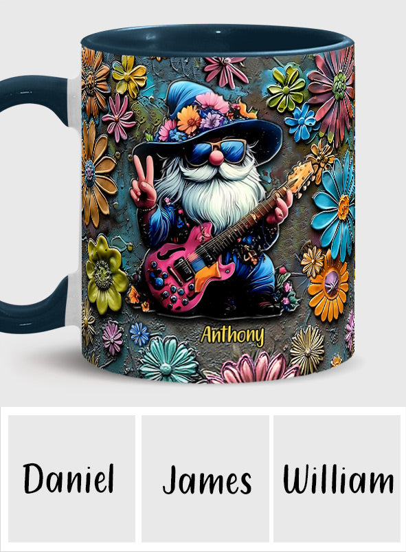 Hippie Gnome - Personalized Hippie Accent Mug