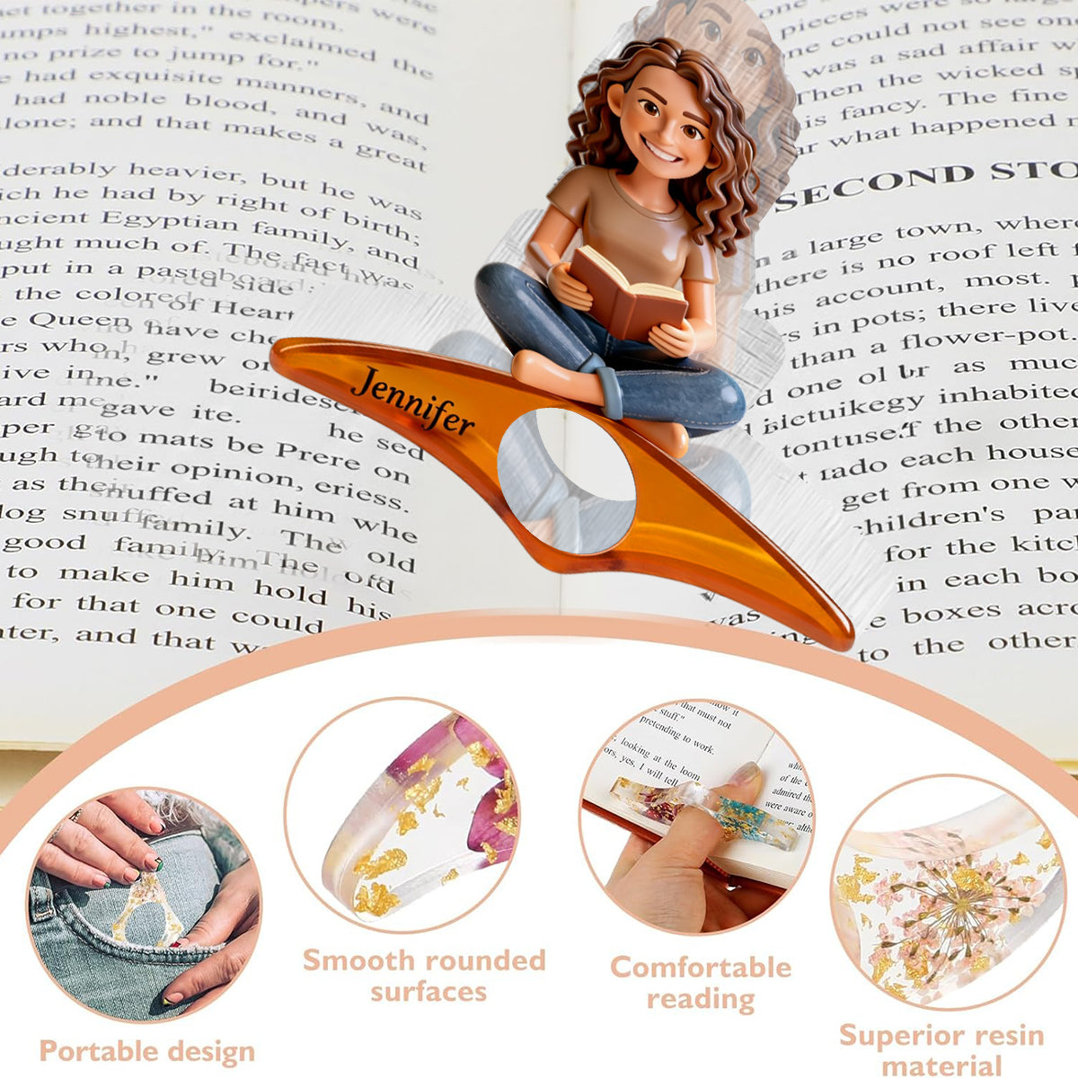 Love Books - Personalized Book Page Holder