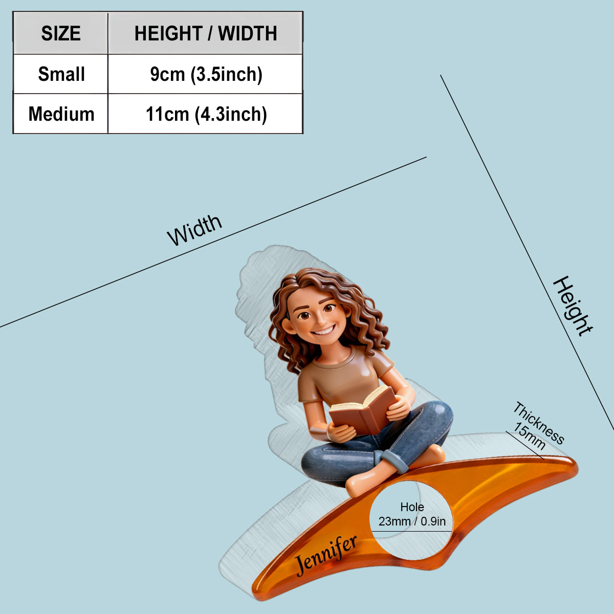 Love Books - Personalized Book Page Holder