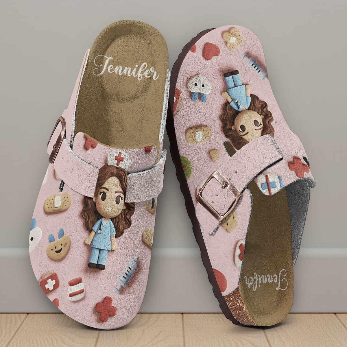 Proud To Be A Nurse - Personalized Nurse Clogs With Arch Support