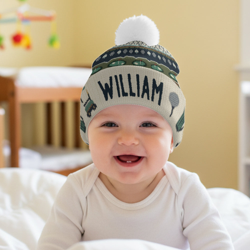 Golf Winter - Personalized Golf Beanie Hat
