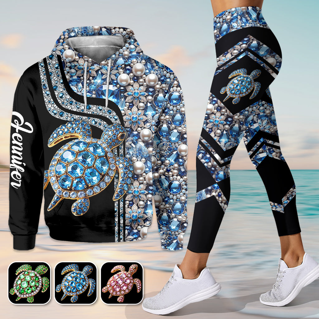 Love Turtles - Personalized Turtle Hoodie and Leggings