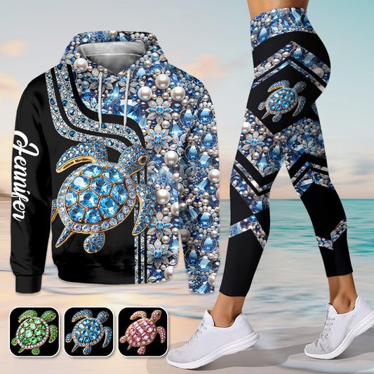 Love Turtles - Personalized Turtle Hoodie and Leggings