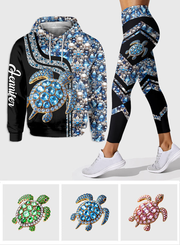 Love Turtles - Personalized Turtle Hoodie and Leggings