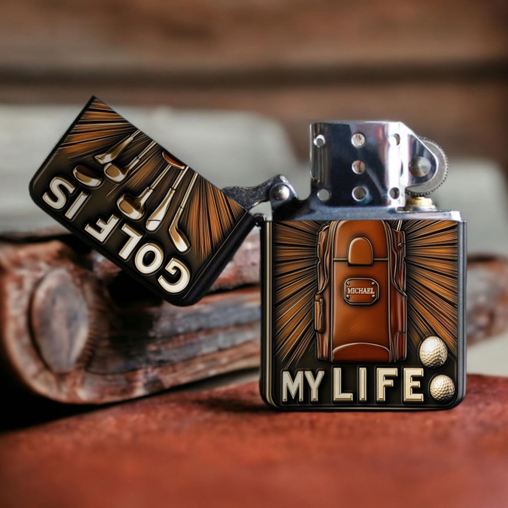 Golf Is My Life - Personalized Golf Lighter