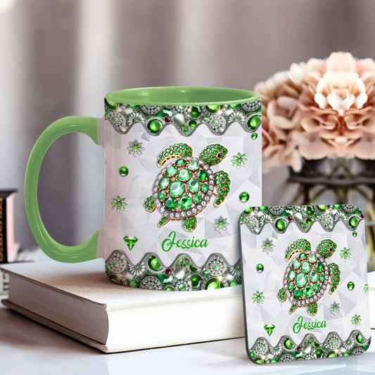 Love Turtles - Personalized Turtle Accent Mug