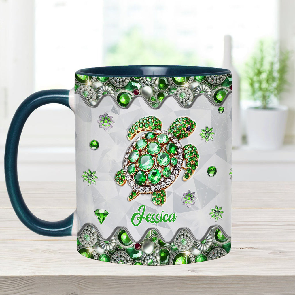 Love Turtles - Personalized Turtle Accent Mug