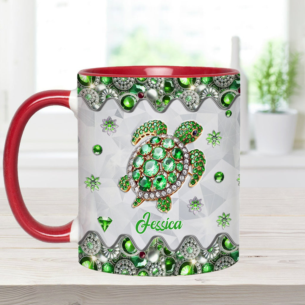 Love Turtles - Personalized Turtle Accent Mug