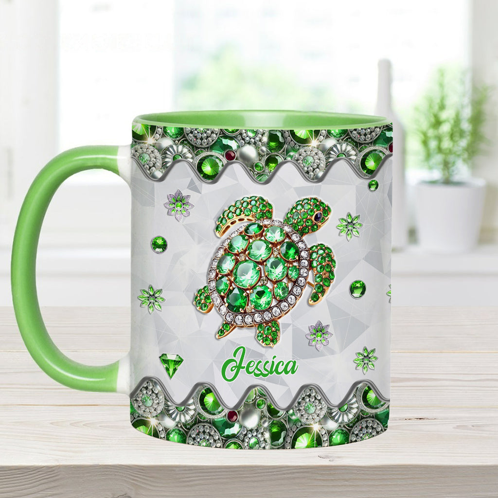 Love Turtles - Personalized Turtle Accent Mug