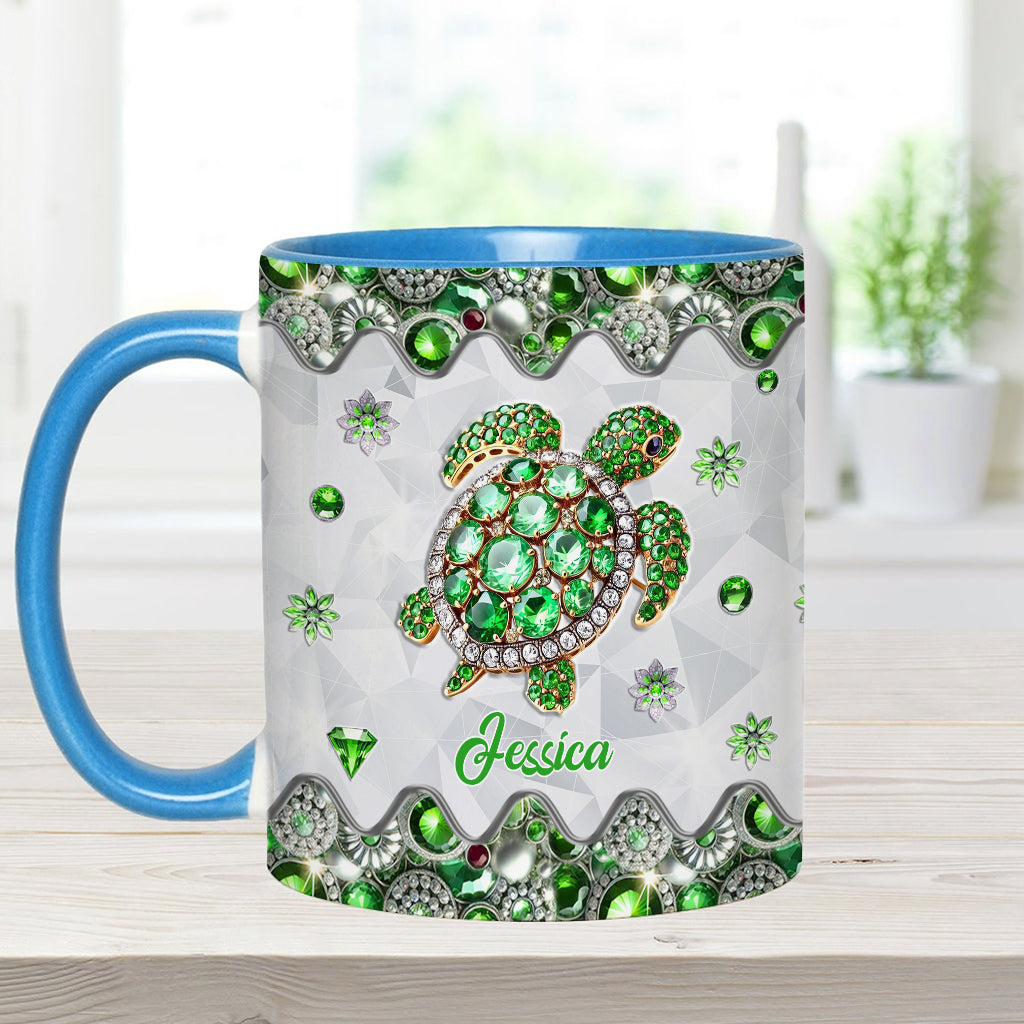 Love Turtles - Personalized Turtle Accent Mug