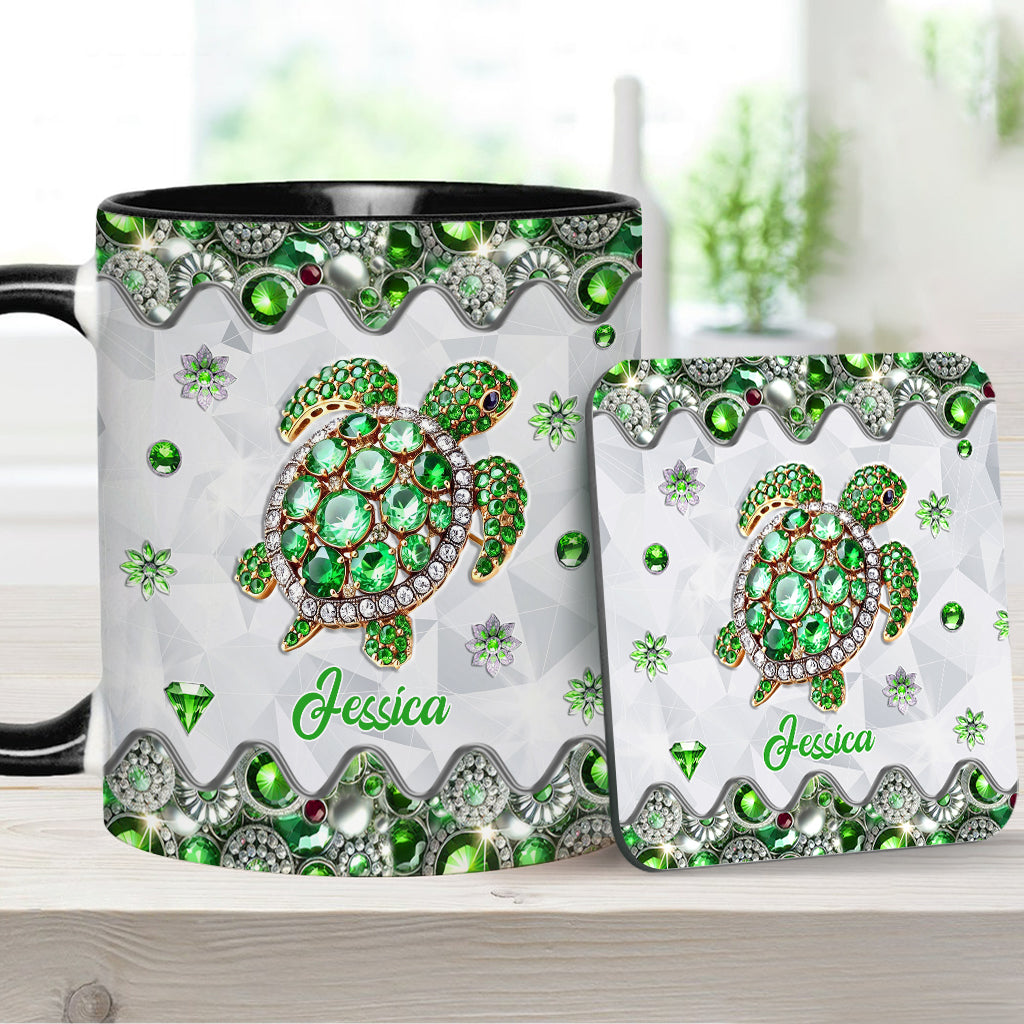 Love Turtles - Personalized Turtle Accent Mug