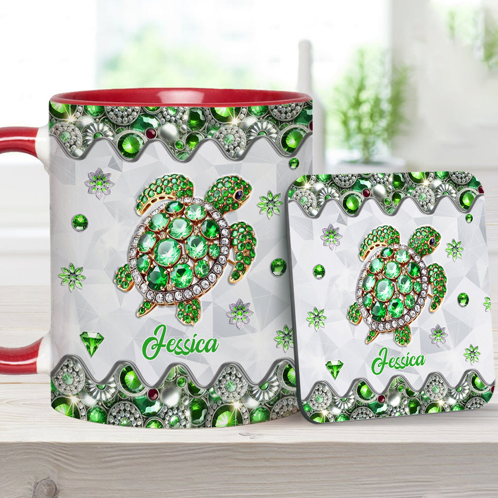 Love Turtles - Personalized Turtle Accent Mug