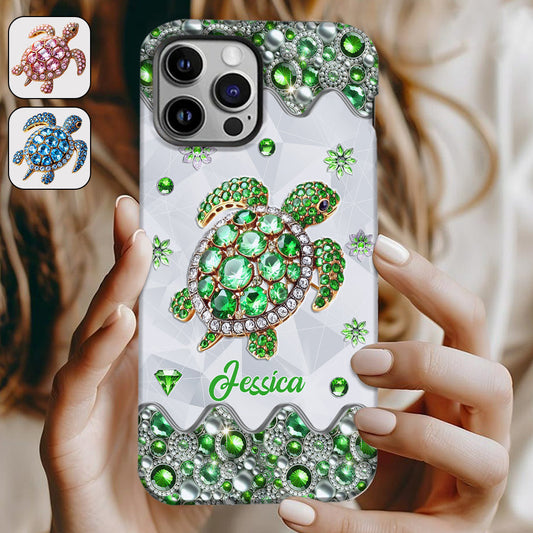 Love Turtles - Personalized Turtle Full Print Phone Case