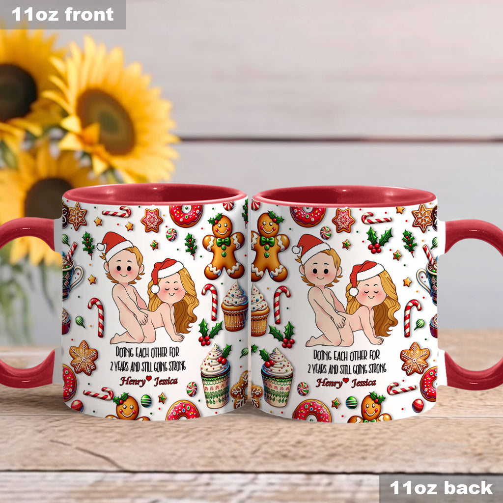 Doing Each Other - Personalized Couple Accent Mug