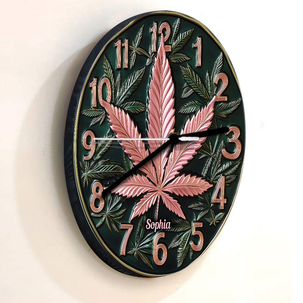 It's 420 Somewhere - Personalized Weed Wall Clock