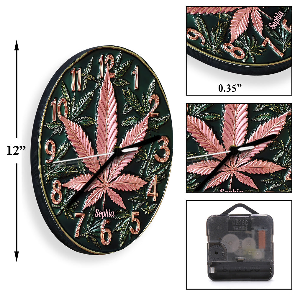 It's 420 Somewhere - Personalized Weed Wall Clock