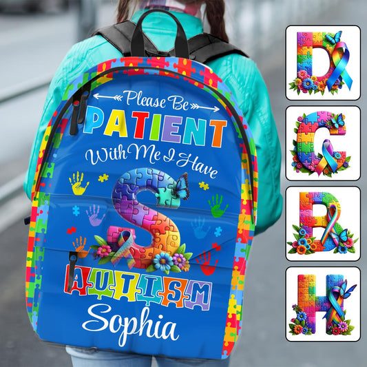 Be Kind To Me - Personalized Autism Awareness Backpack