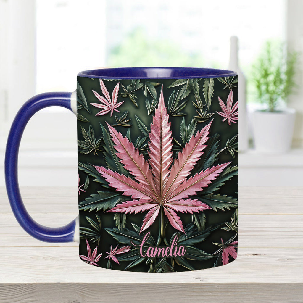 Stoner Chick - Personalized Weed Accent Mug