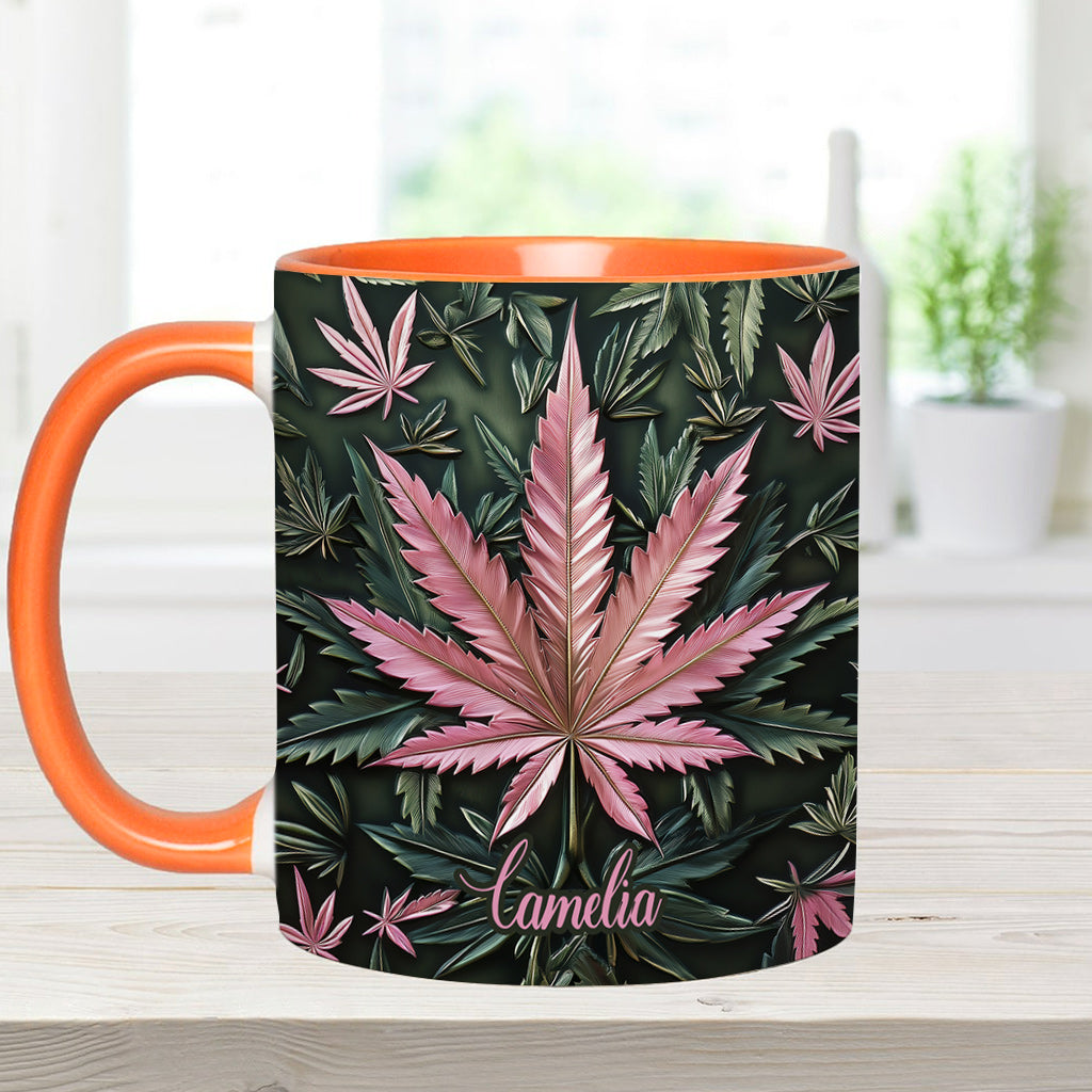 Stoner Chick - Personalized Weed Accent Mug