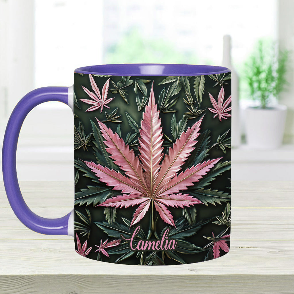 Stoner Chick - Personalized Weed Accent Mug