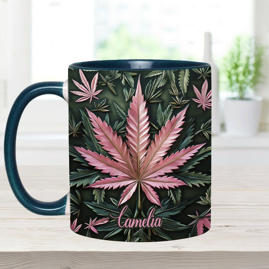 Stoner Chick - Personalized Weed Accent Mug